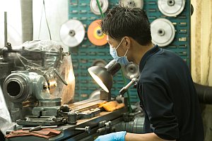 溝加工、刃裏加工